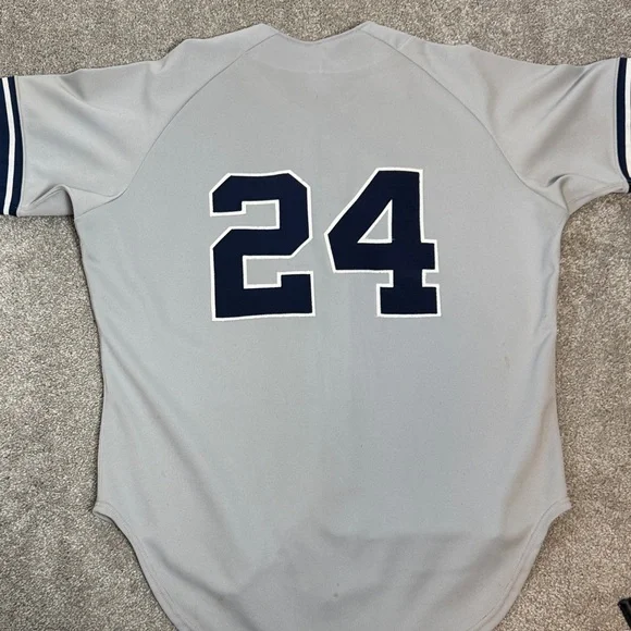 Vintage Rawlings Gray New York Baseball Jersey - Picture 14 of 14